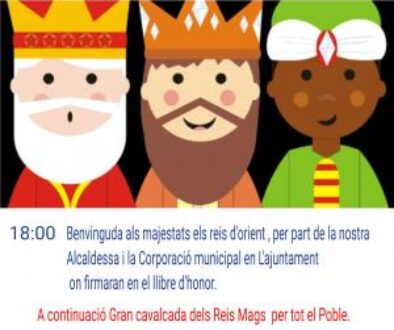 Imagen informativa noticia: Cartel de la cabalgata de los reyes magos.