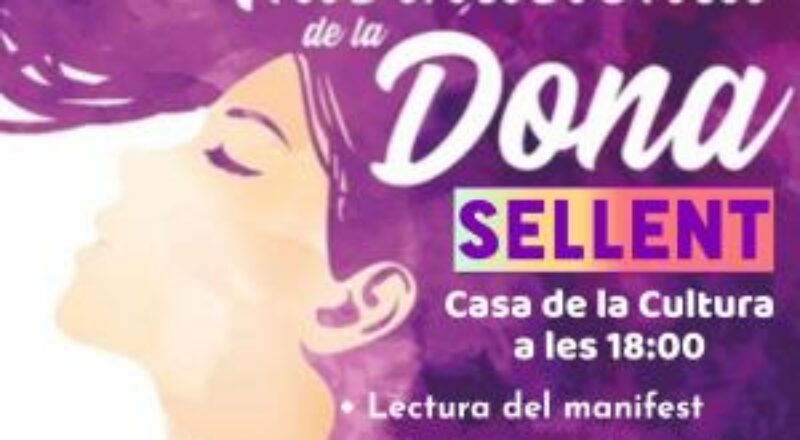 Cartell del Dia internacional de la dona, Sellent