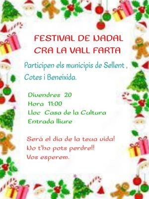 Cartel de Navidad Cra la Vall Farta