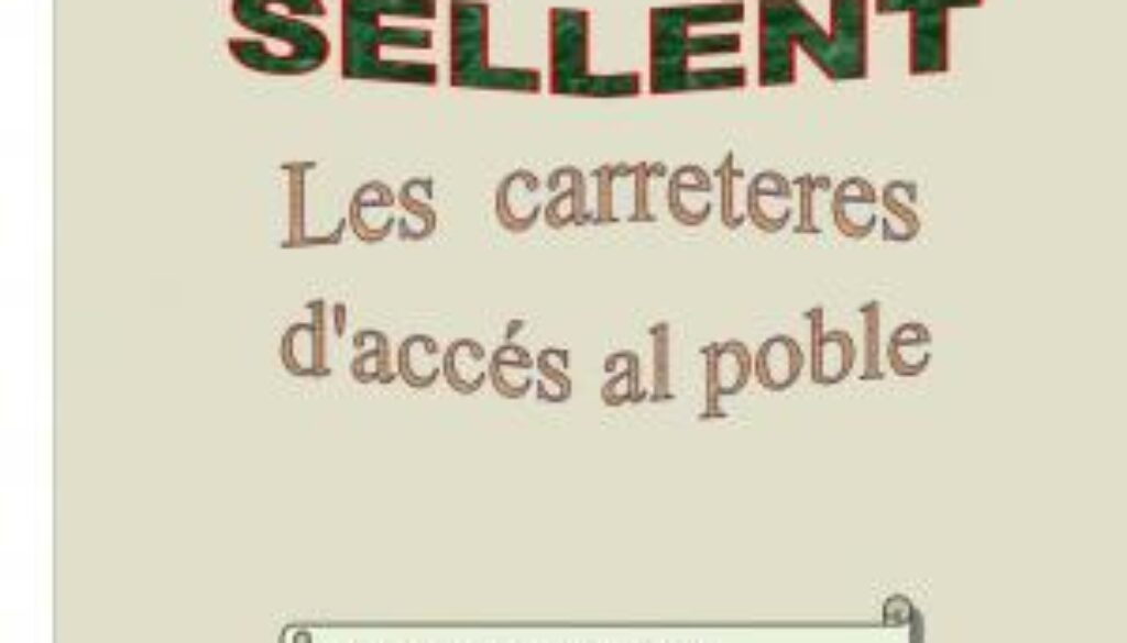 Imagen informativa noticia: cartel de la presentación del libro de Sellent.