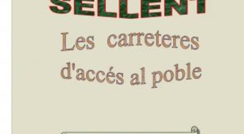 Imagen informativa noticia: cartel de la presentación del libro de Sellent.