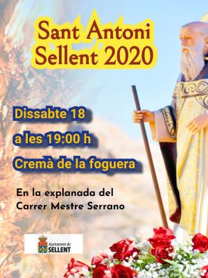 Cartel de San Antonio de Sellent 2020