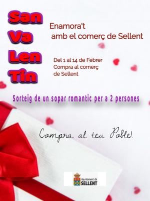 Cartell del sorteig de San Valentí