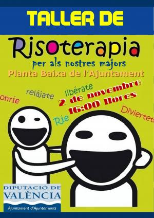 Cartell del taller de risoterapia per als nostres majors