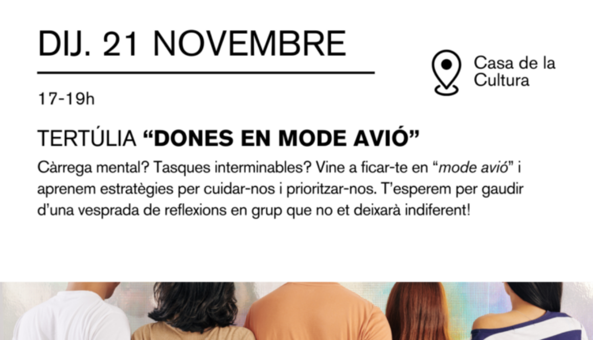 Dones mode Avió - Cartel Sellent