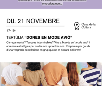 Dones mode Avió - Cartel Sellent