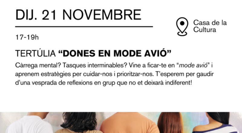 Dones mode Avió - Cartel Sellent